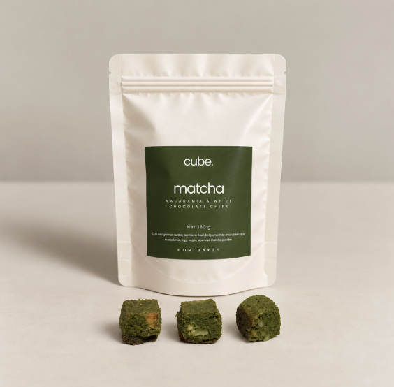 CUBE COOKIES YURI MATCHA MACADAMIA 180G